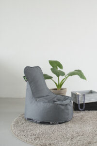Sækkestol - Kids Lounge stol fra XPOUF.DK Mørk grå